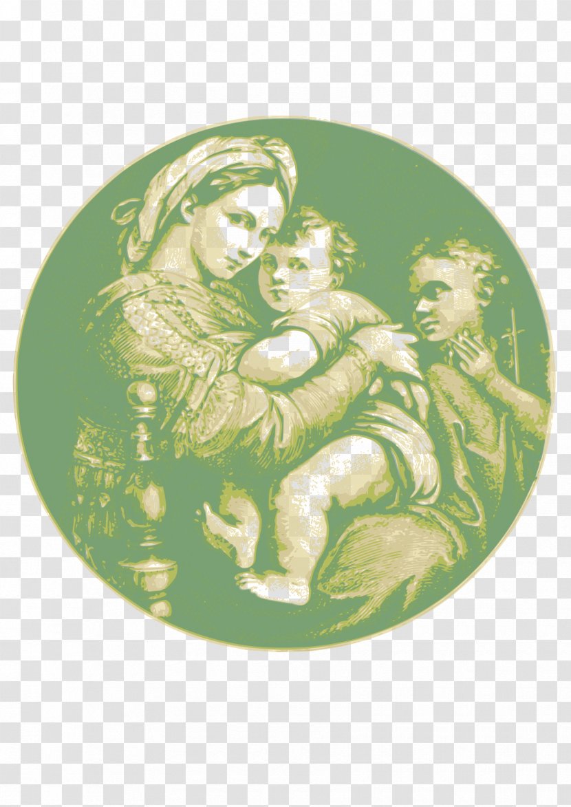 Palazzo Pitti Madonna Della Seggiola Raphael Palatine Gallery Sistine - Painting Transparent PNG