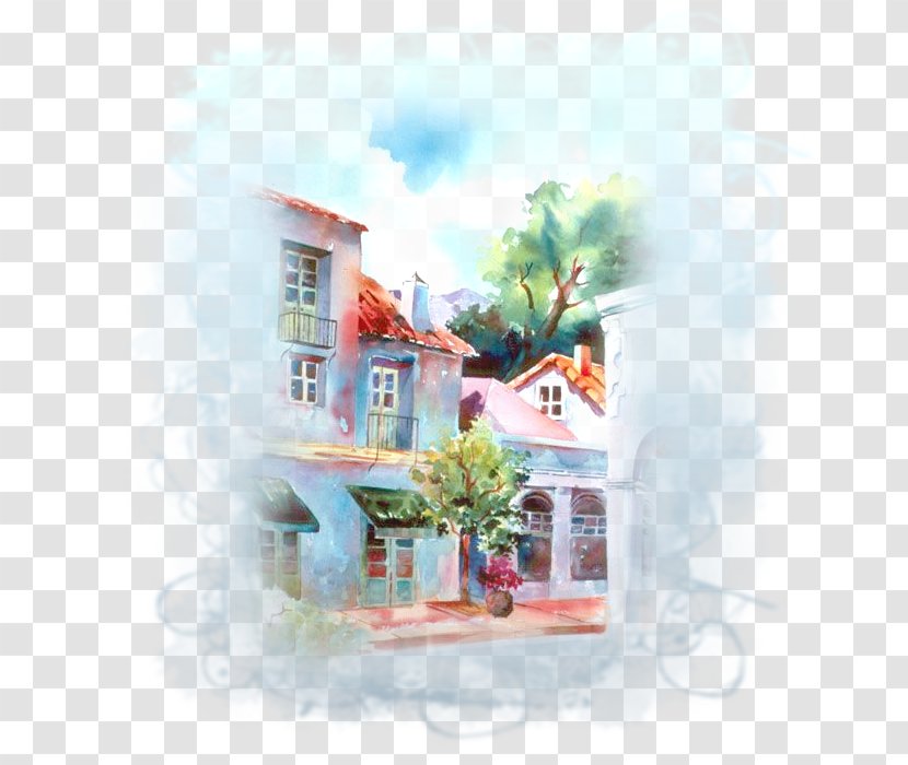 Watercolor Painting Work Of Art Architecture - 2018 Transparent PNG