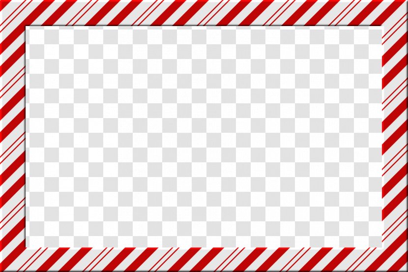 Candy Cane Clip Art - Christmas - Free Border Transparent PNG