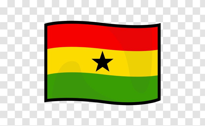 Flag Of Ghana Emoji Patch Transparent PNG