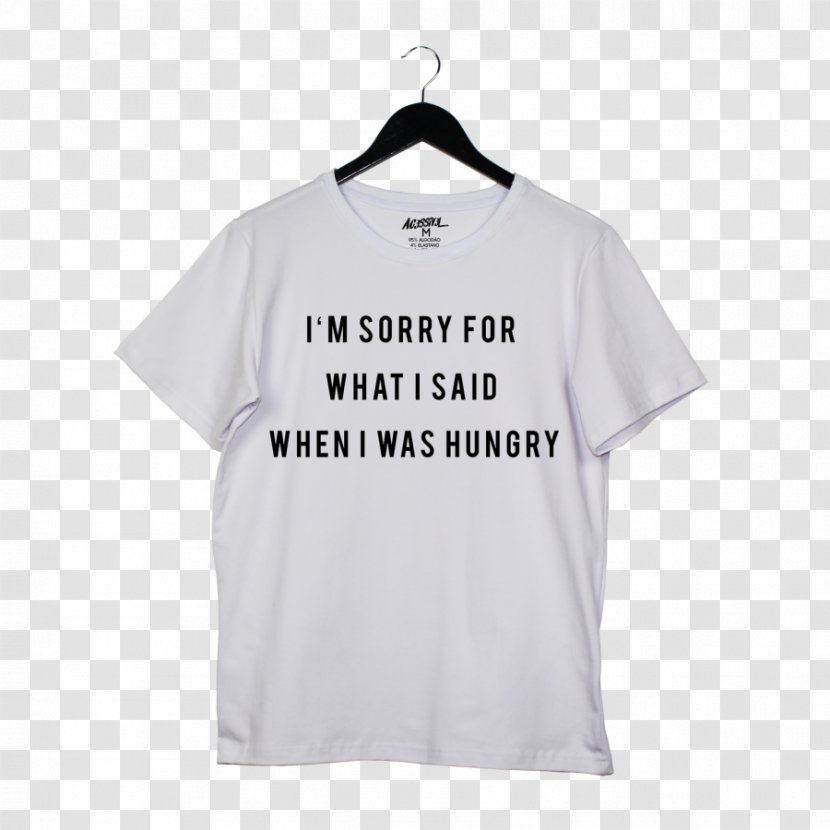T-shirt Sleeve Clothing Outerwear - Tshirt - Im Sorry Transparent PNG