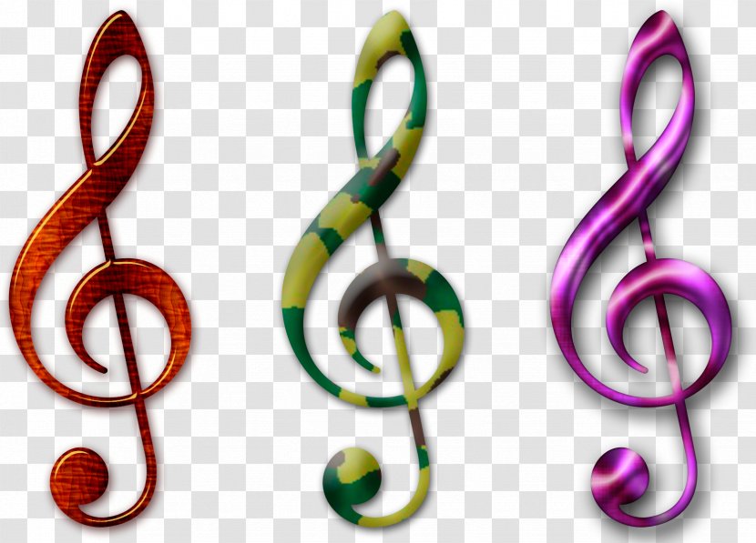 Clef Treble Musical Note Royalty-free - Silhouette Transparent PNG