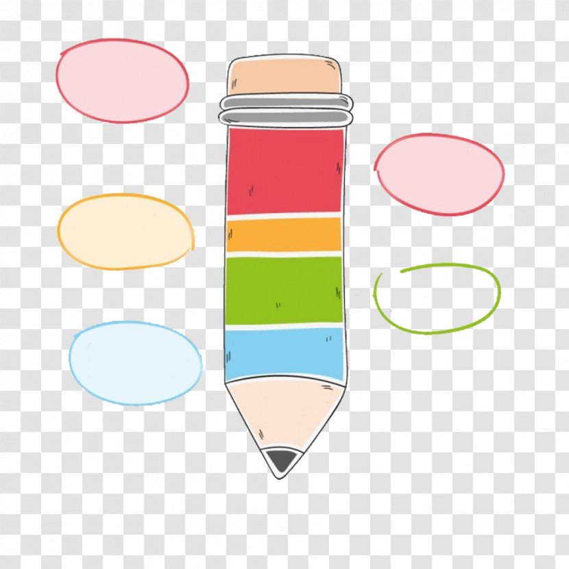 Pencil - Template - Pencil-shaped Decorative Pattern Transparent PNG