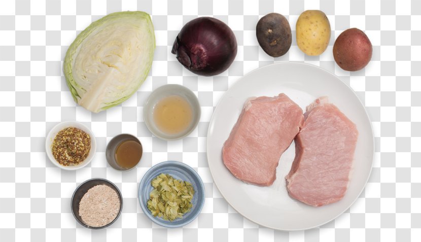 German Cuisine Potato Salad Pork Chop Domestic Pig Vegetarian - Schnitzel - Cutlet In Supermarket Transparent PNG