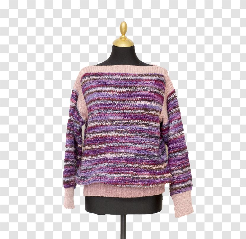 Sweater Cardigan Vintage Clothing Used Good - Violet Transparent PNG