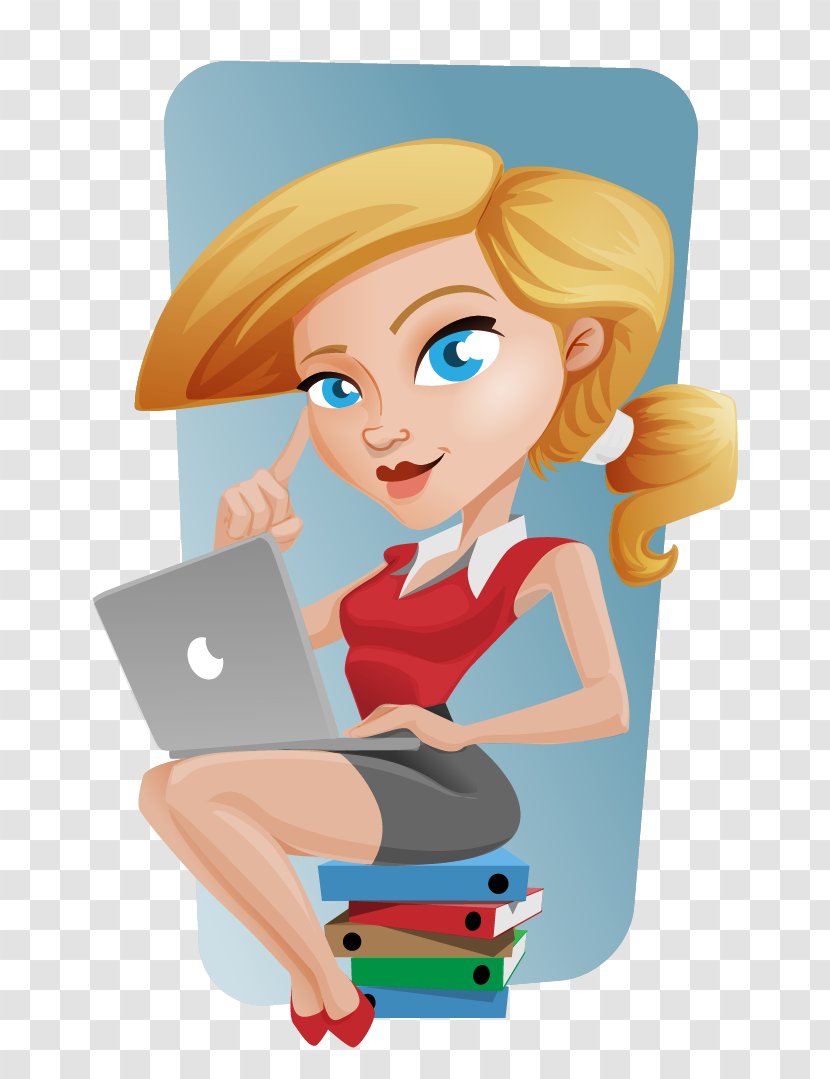 Businessperson Animation Woman - Silhouette - Office Worker Transparent PNG