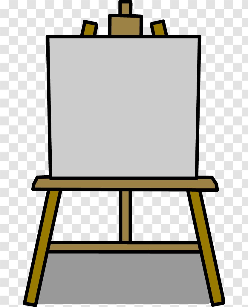 Easel Painting Canvas Art - Drawing Transparent PNG