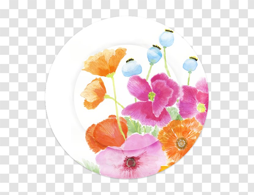 Floral Design - Poppy Watercolor Transparent PNG
