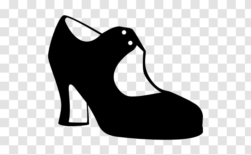 Flamenco Shoe Dance - White - Walking Transparent PNG