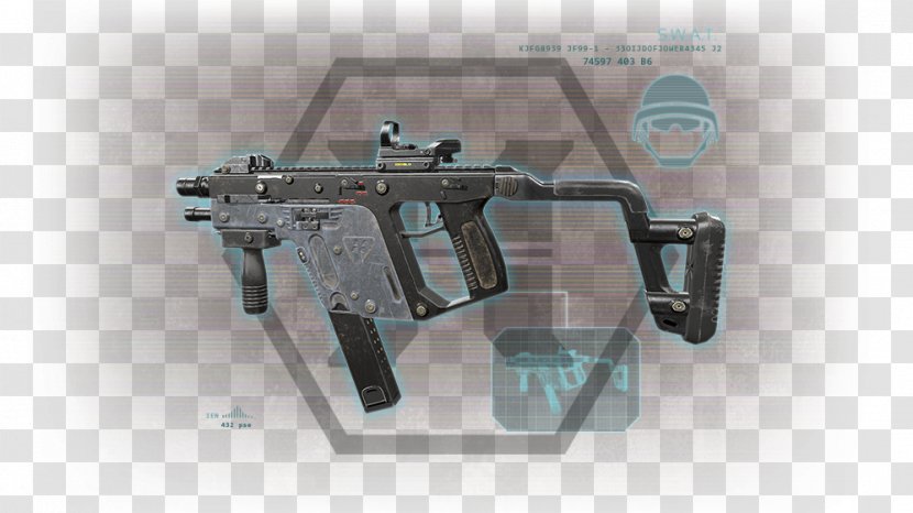 Killing Floor 2 Air Gun Weapon Firearm - M4 Carbine - Kriss Vector Transparent PNG