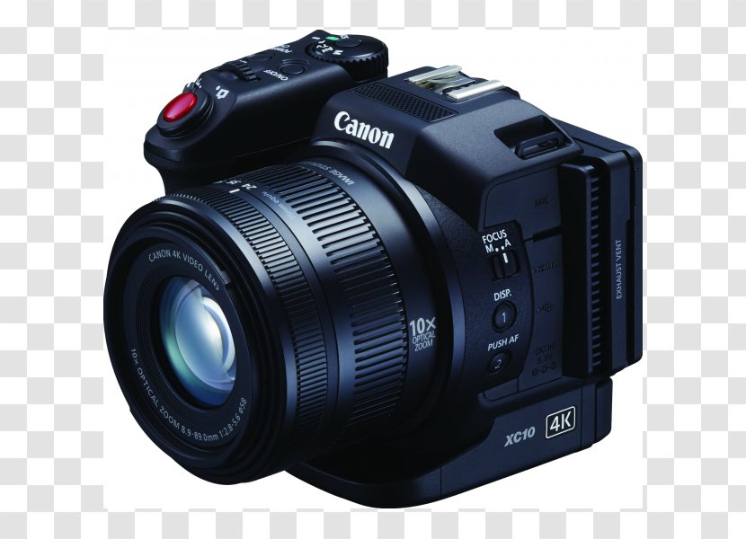 Canon XC10 Camcorder 4K Resolution Camera - Fisheye Lens Transparent PNG