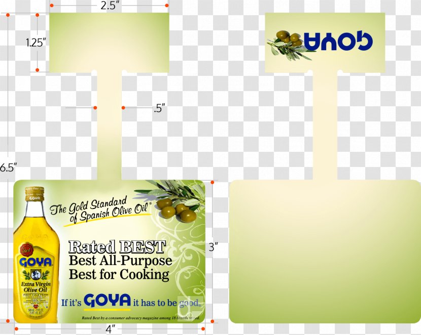 Goya Foods Product Design Brand Bottle - Yellow Transparent PNG