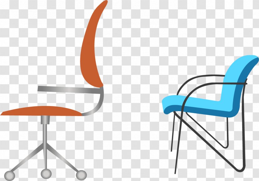 Table Chair Furniture - Armrest - Vector Side Transparent PNG