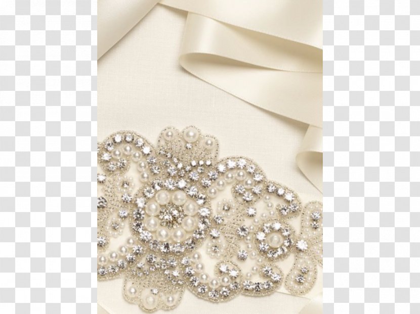 Jewellery Wedding Dress Sash - Lace Transparent PNG
