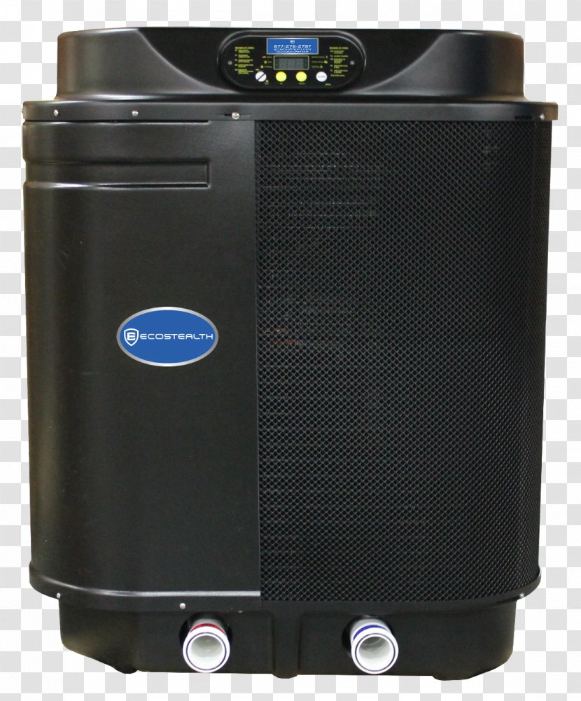 Heat Pump Swimming Pool Water Filter - Evaporator - Product Showcase Transparent PNG