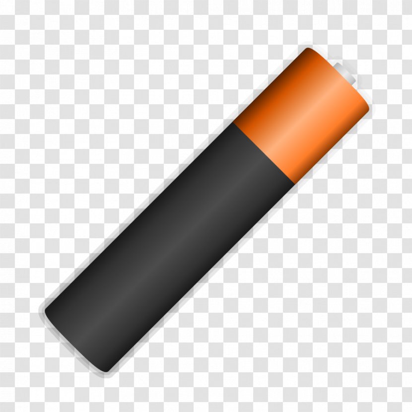 Battery Charger AA Clip Art - Orange - Aaa Cliparts Transparent PNG