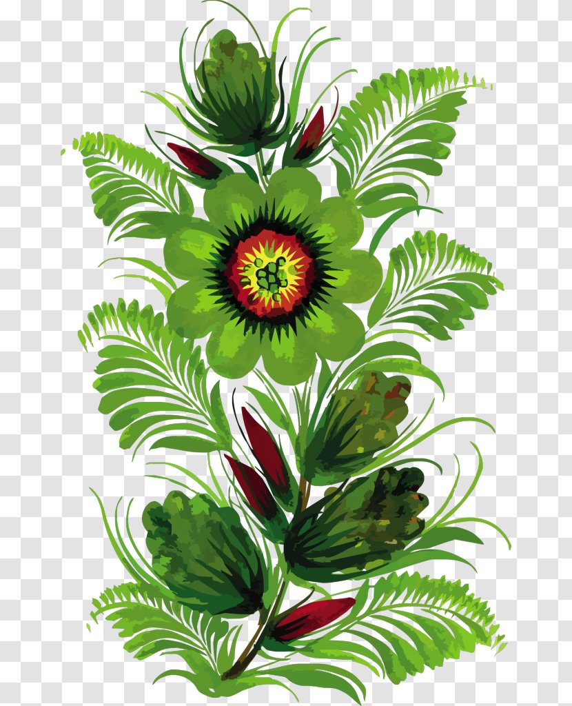 Borders And Frames Flower Clip Art - Plant Transparent PNG