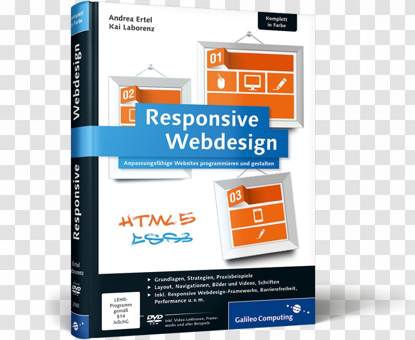 Responsive Webdesign : Anpassungsfähige Websites Programmieren Und Gestalten Web Design HTML & CSS Erfolgreich Webdesign: Konzepte, Techniken, Praxisbeispiele - Multimedia - Printing Press Transparent PNG
