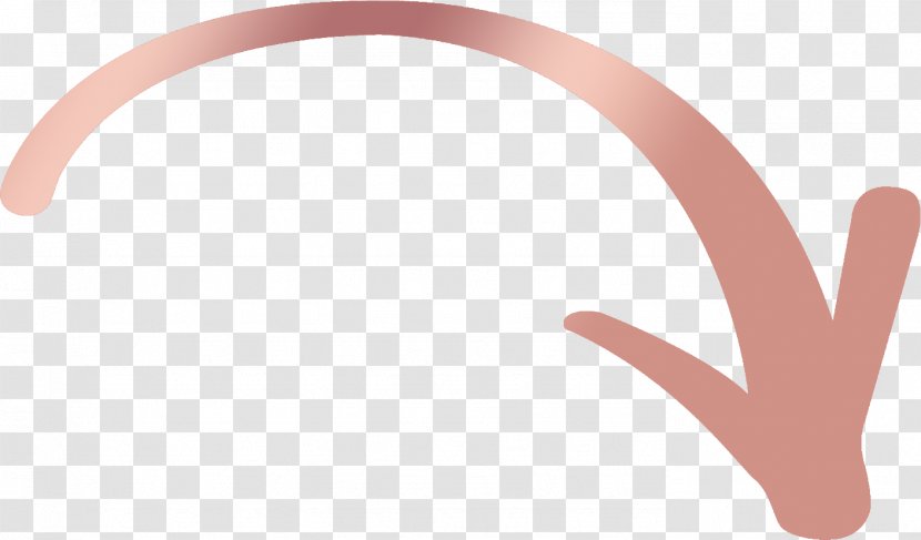 Product Design Thumb Line Angle - Pink M - Copy Space Wave Arch Transparent PNG