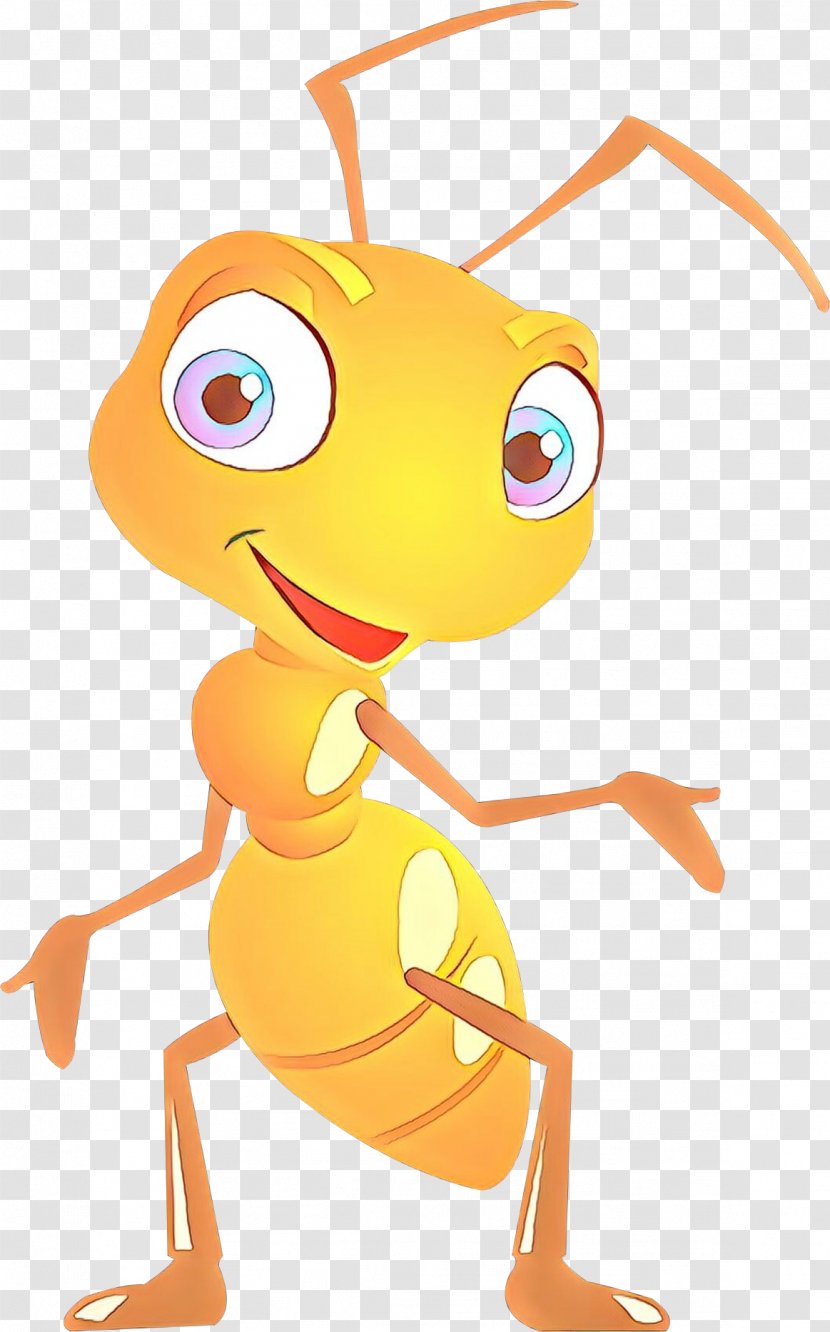 Bee Background - Animated Cartoon - Art Insect Transparent PNG