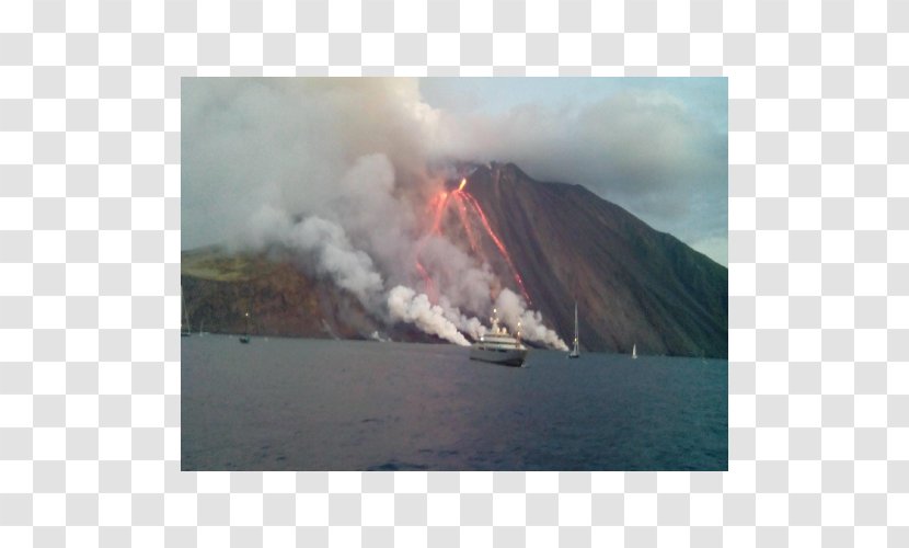 Stromboli Lipari Vulcano Volcano Clarissa Viaggi - Geological Phenomenon Transparent PNG