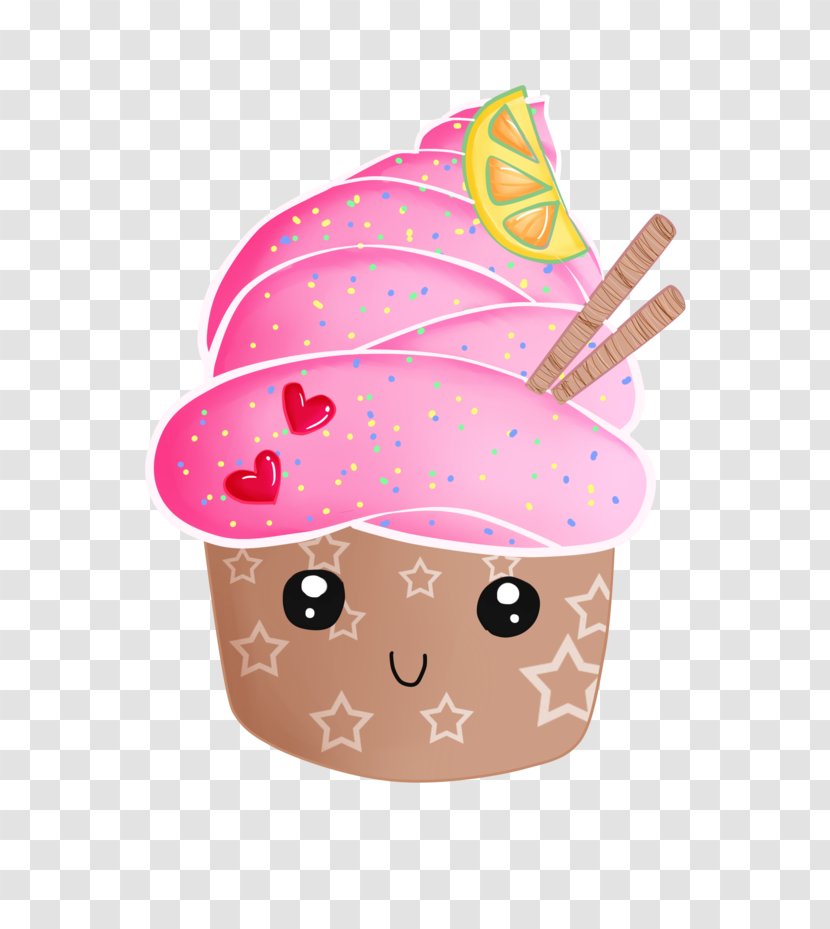 Birthday Cake Cupcake Cartoon Cakes Kavaii - Flower - Cute Drawing Transparent PNG