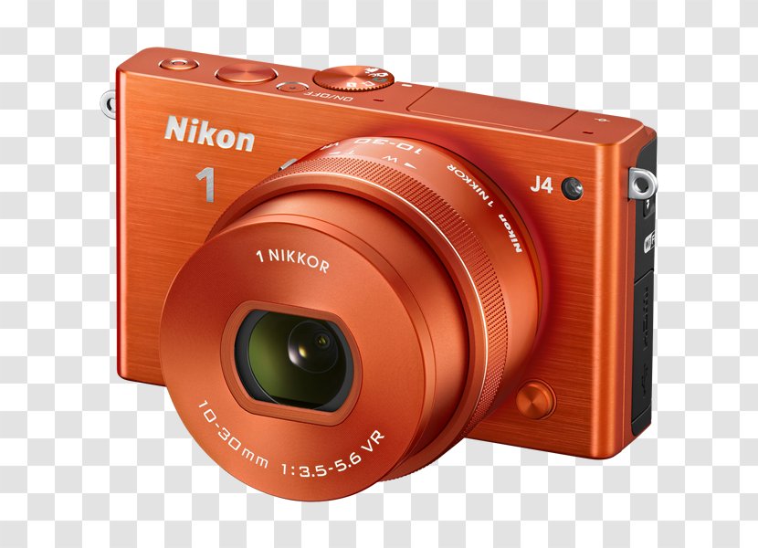 Nikon 1 J4 S2 Mirrorless Interchangeable-lens Camera - Shutter Transparent PNG
