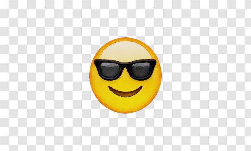 Iphone Emoji Heart - Sunglasses - Happy Orange Transparent PNG