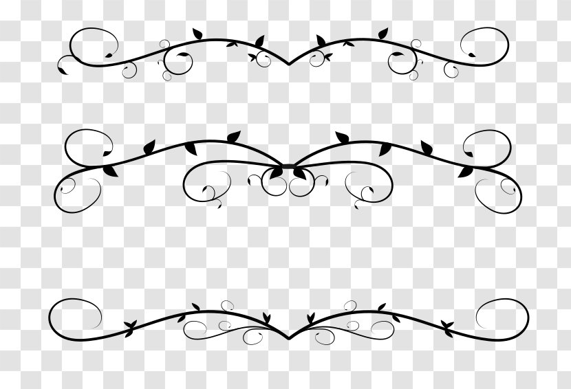 Line Art Drawing Clip - Branch - Flourish Transparent PNG