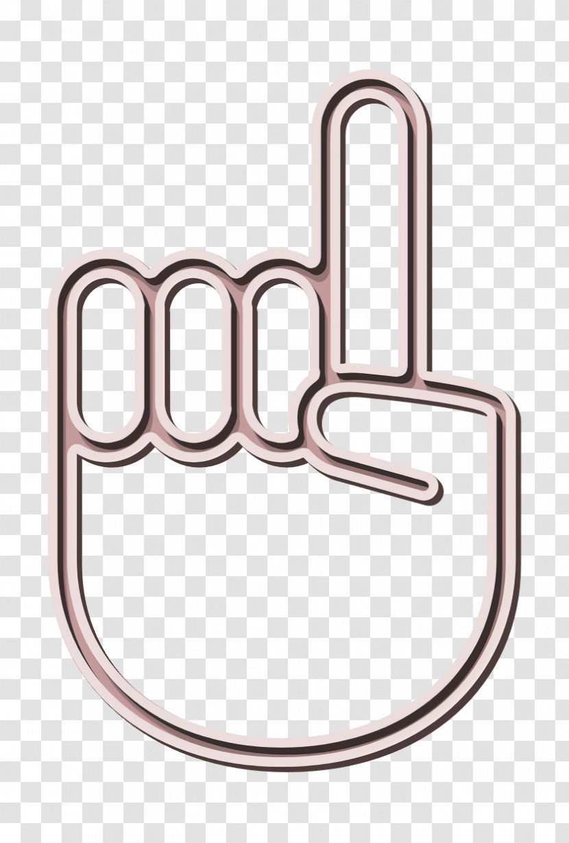Body Parts Icon Gestures Icon Finger Icon Transparent PNG