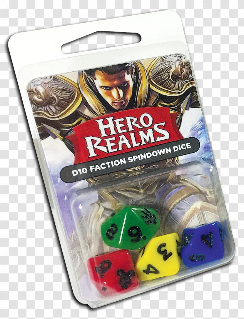 Legion Hero Realms D10 Faction Spindown Dice Star Game - Plastic Transparent PNG