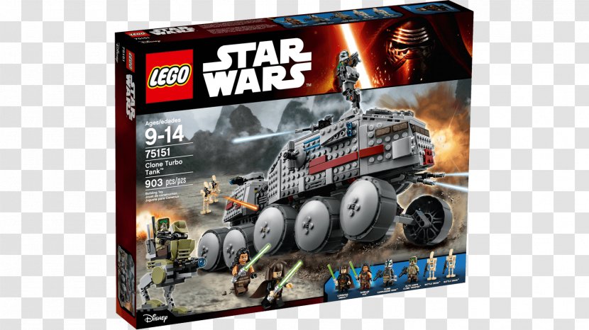 Lego Star Wars III: The Clone Wars: Force Awakens LEGO 75151 Turbo Tank Transparent PNG