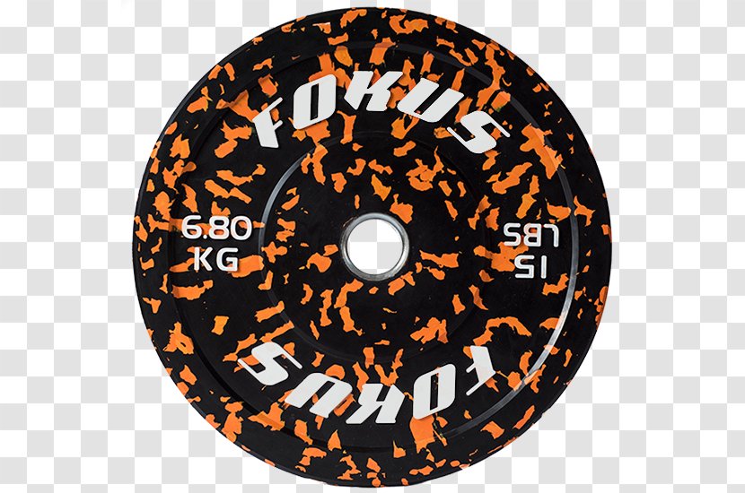 Fokus Fit Orange Natural Rubber Pound Compact Disc - Bicycle Transparent PNG