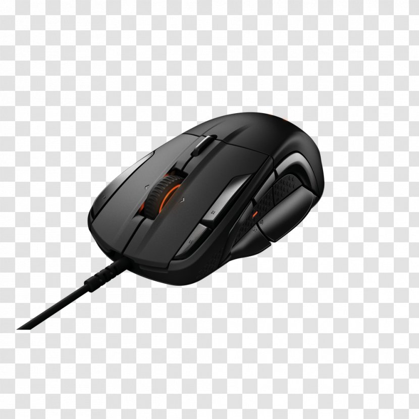Computer Mouse Video Game SteelSeries Pointing Device Multiplayer Online Battle Arena - Component Transparent PNG