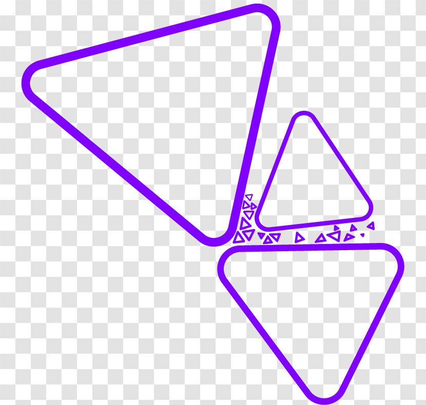 Line Triangle Clip Art Product Design - Radical Border Transparent PNG