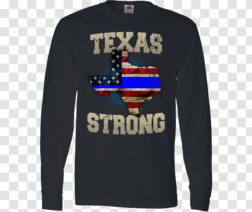 T-shirt Hoodie TexasStrong Contractors Sleeve - Crew Neck - Personalized Beauty Transparent PNG