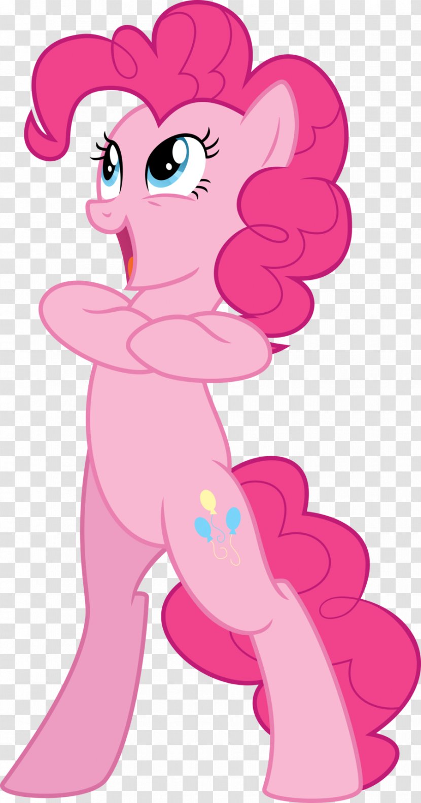 Pinkie Pie Pony Birthday Cake - Cartoon Transparent PNG