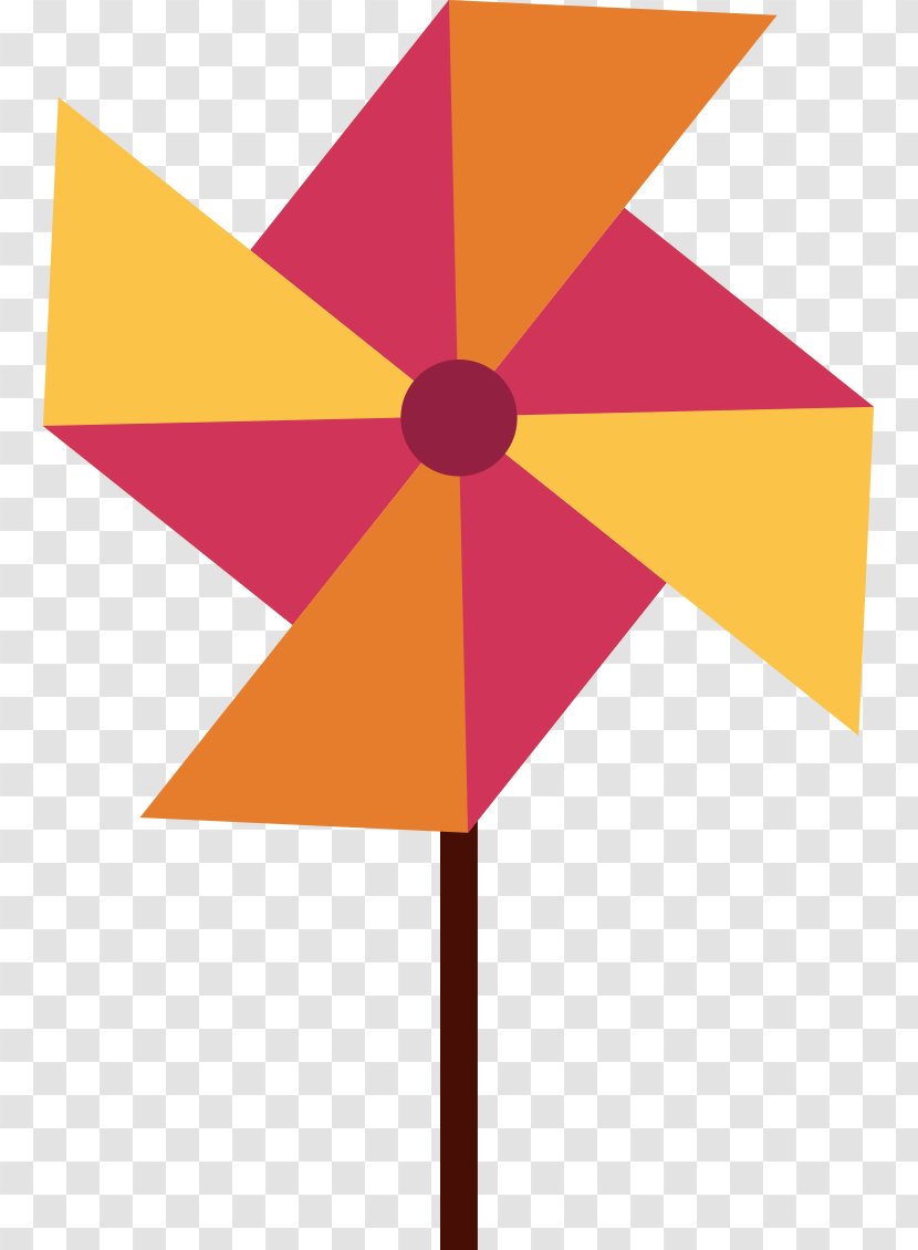 Vector Graphics Image Windmill Graphic Design - Pinwheel - Cartoon Umbrella Transparent PNG