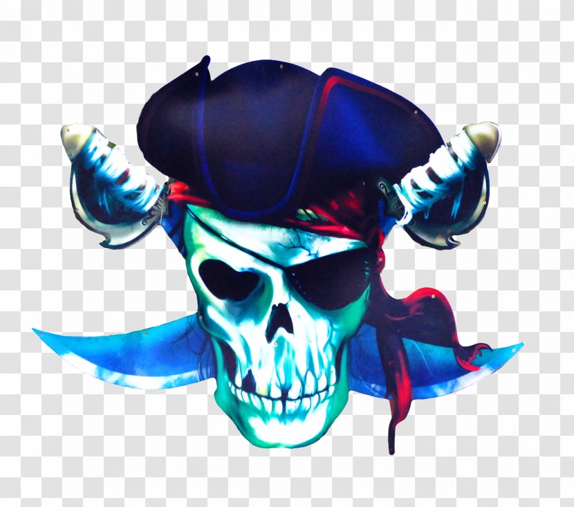 Skull Piracy The Invisible Hook Captain - Human Skeleton Transparent PNG