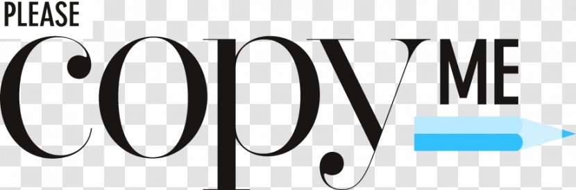 Logo Brand - Black And White - Theme Copywriter Transparent PNG