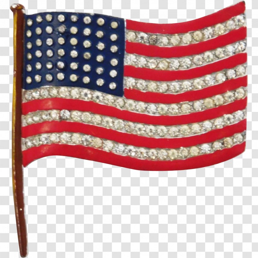Flag Of The United States Flags North America National - Gold - Brooch Transparent PNG