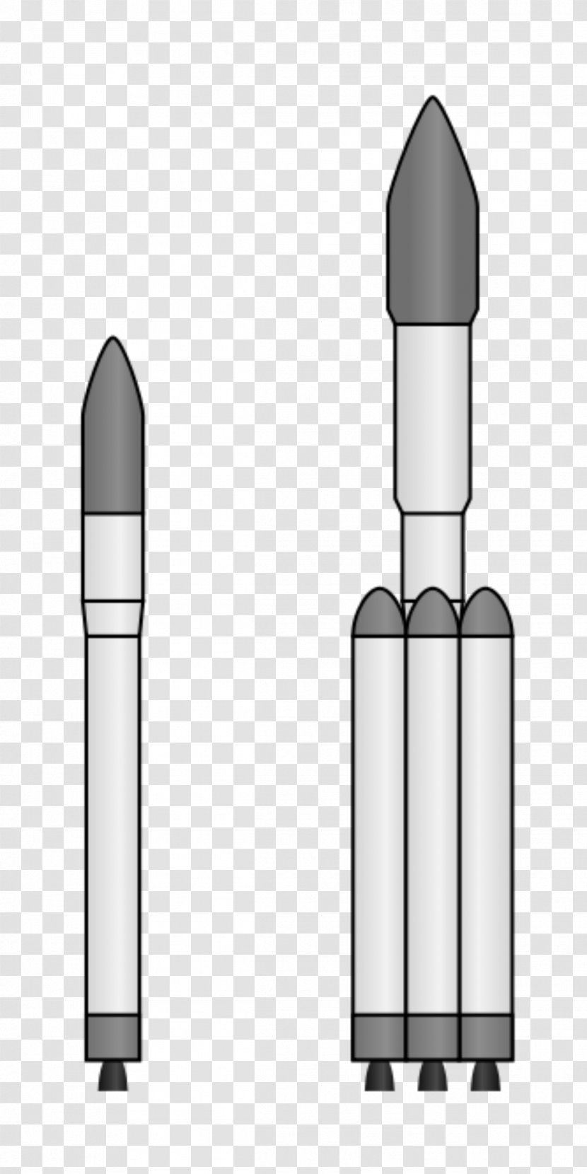 Angara River Rocket Launch Vehicle Low Earth Orbit - Ammunition - Rockets Transparent PNG