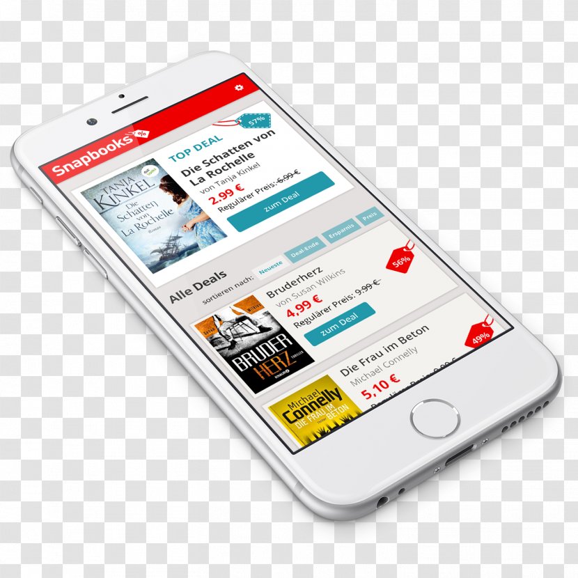 Smartphone Feature Phone Handheld Devices Portable Media Player Broker-dealer - Mockup Book Transparent PNG