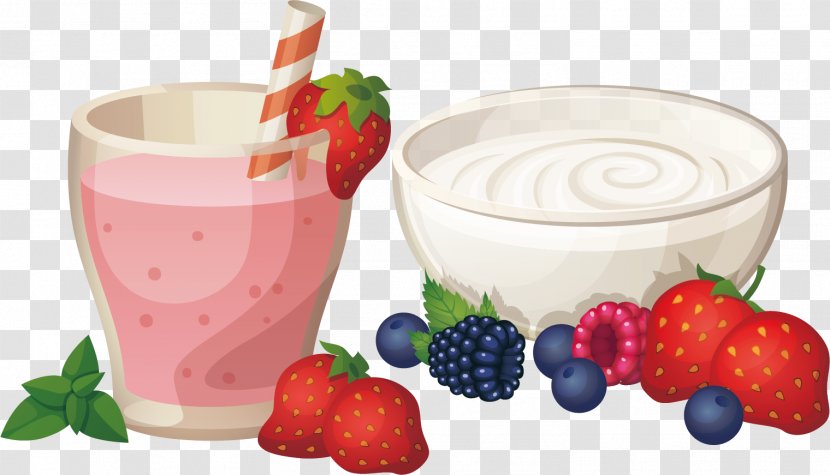 Milkshake Yogurt Royalty-free Clip Art - Frozen Dessert - Drink Tea Ice Cream Background Material Transparent PNG