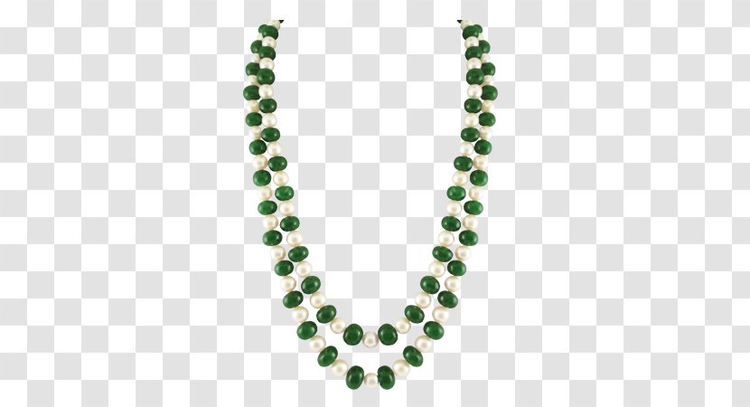 Emerald Necklace Bead Pearl Jewellery - Diamond Transparent PNG