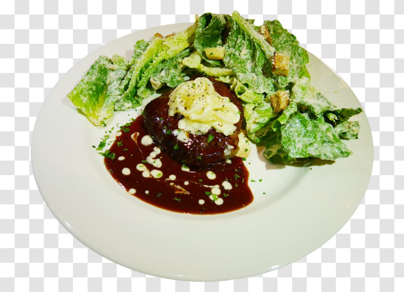 Jimoco Café & Pasta Leaf Vegetable Vegetarian Cuisine Cream Food - Fillet Steak Transparent PNG
