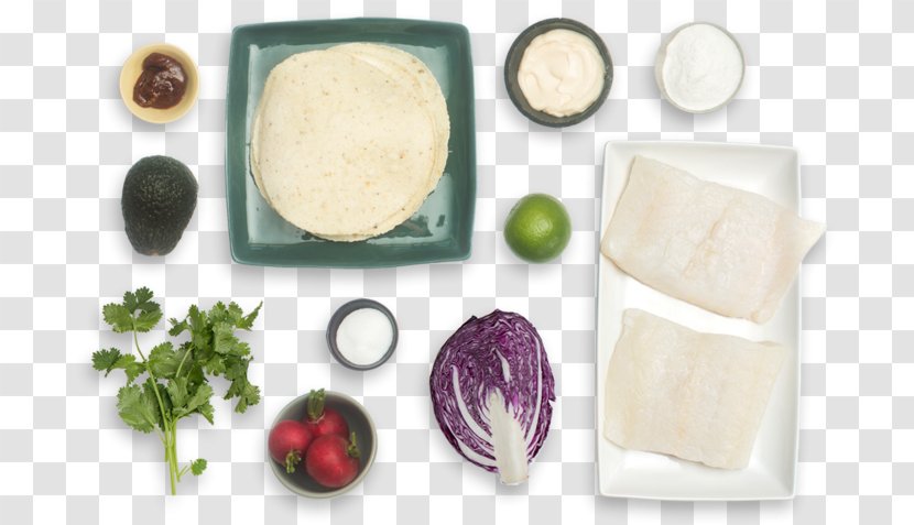 Chipotle Adobo Vegetable Taco Ingredient - Cod Fish Transparent PNG