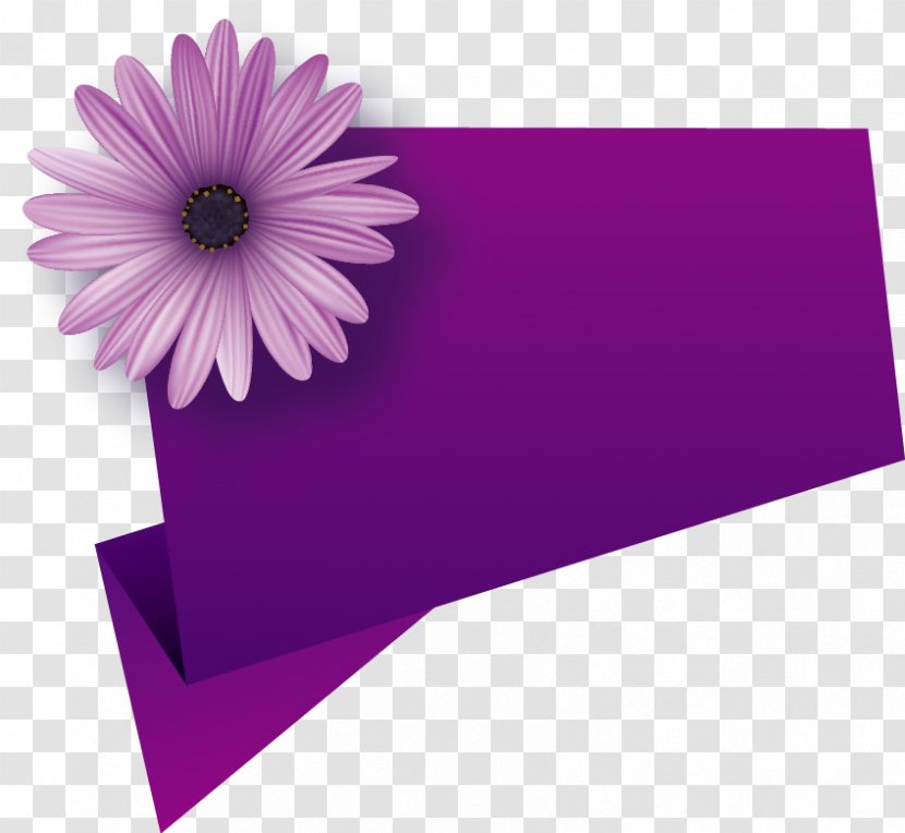 Flower Purple Origami Euclidean Vector - Petal - Chrysanthemum Decoration Transparent PNG