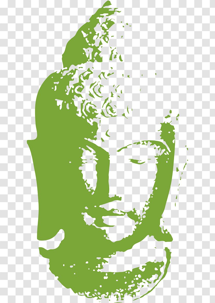 Leaf White Human Behavior Clip Art - Tree - Buddha Face Transparent PNG