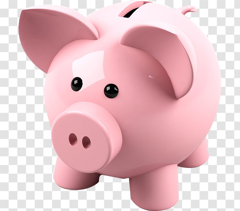Piggy Bank Money Saving Finance - Unique Shape Transparent PNG